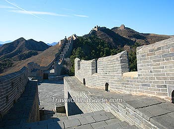 Great Wall with colorful legends